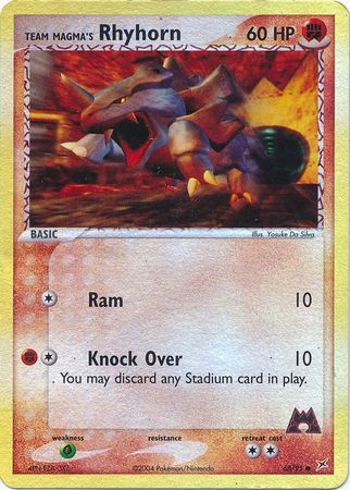 Team Magma’s Rhyhorn - 68/97 - Reverse Holo - EN