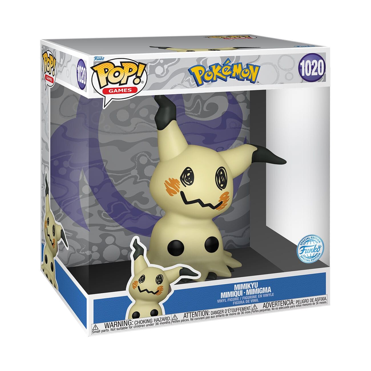 Pokémon Mimikyu Super Sized Jumbo Funko POP! #1020 Pokémon Mimikyu Super Sized Jumbo Funko POP! #1020