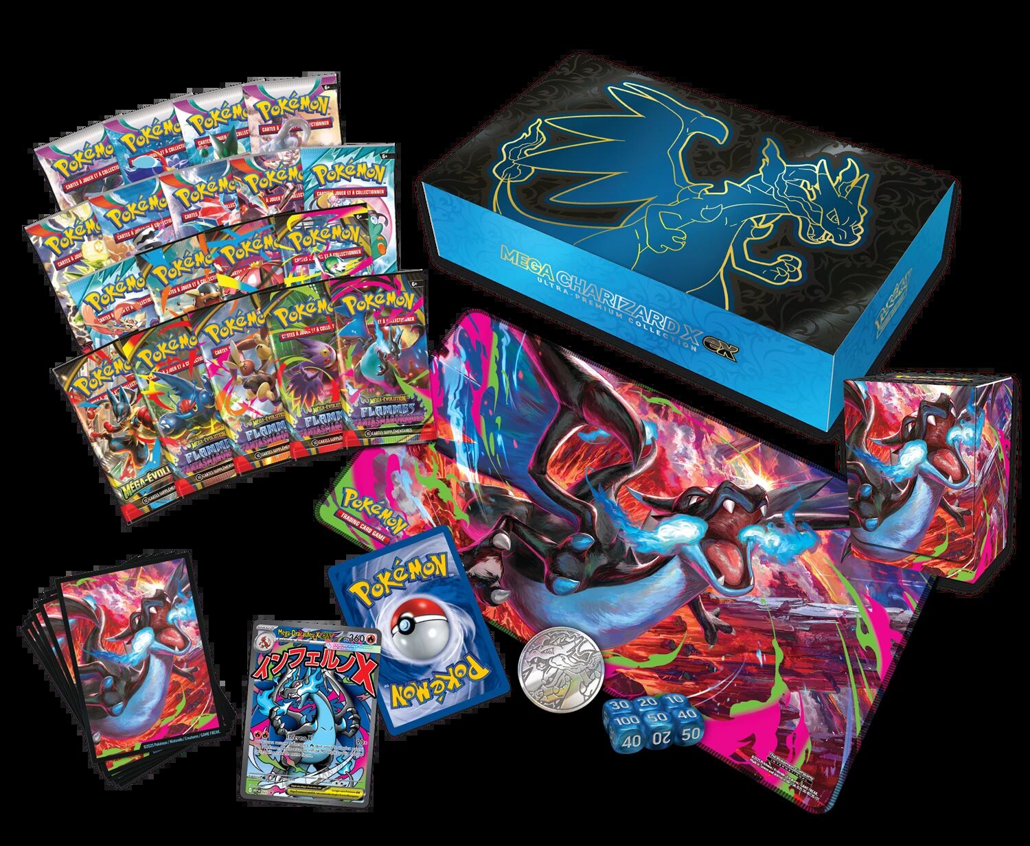 Pokémon Coffret Collection Ultra-Premium - Méga-Dracaufeux ex - FR