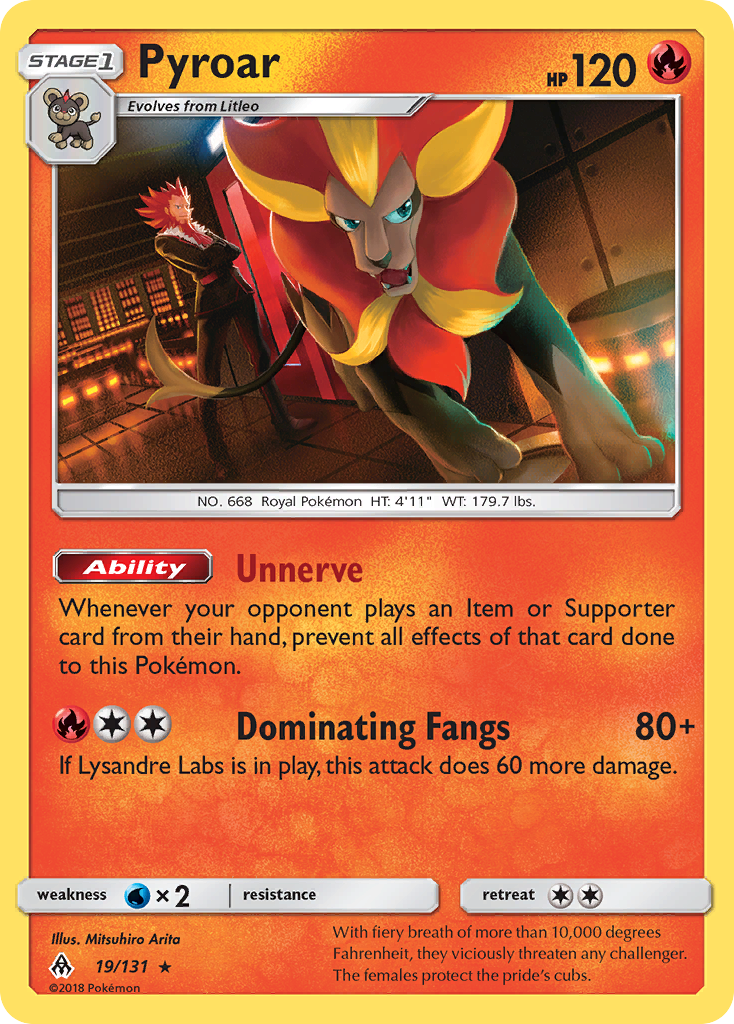 Pyroar - 19/165 - EN Pyroar - 19/165 - EN