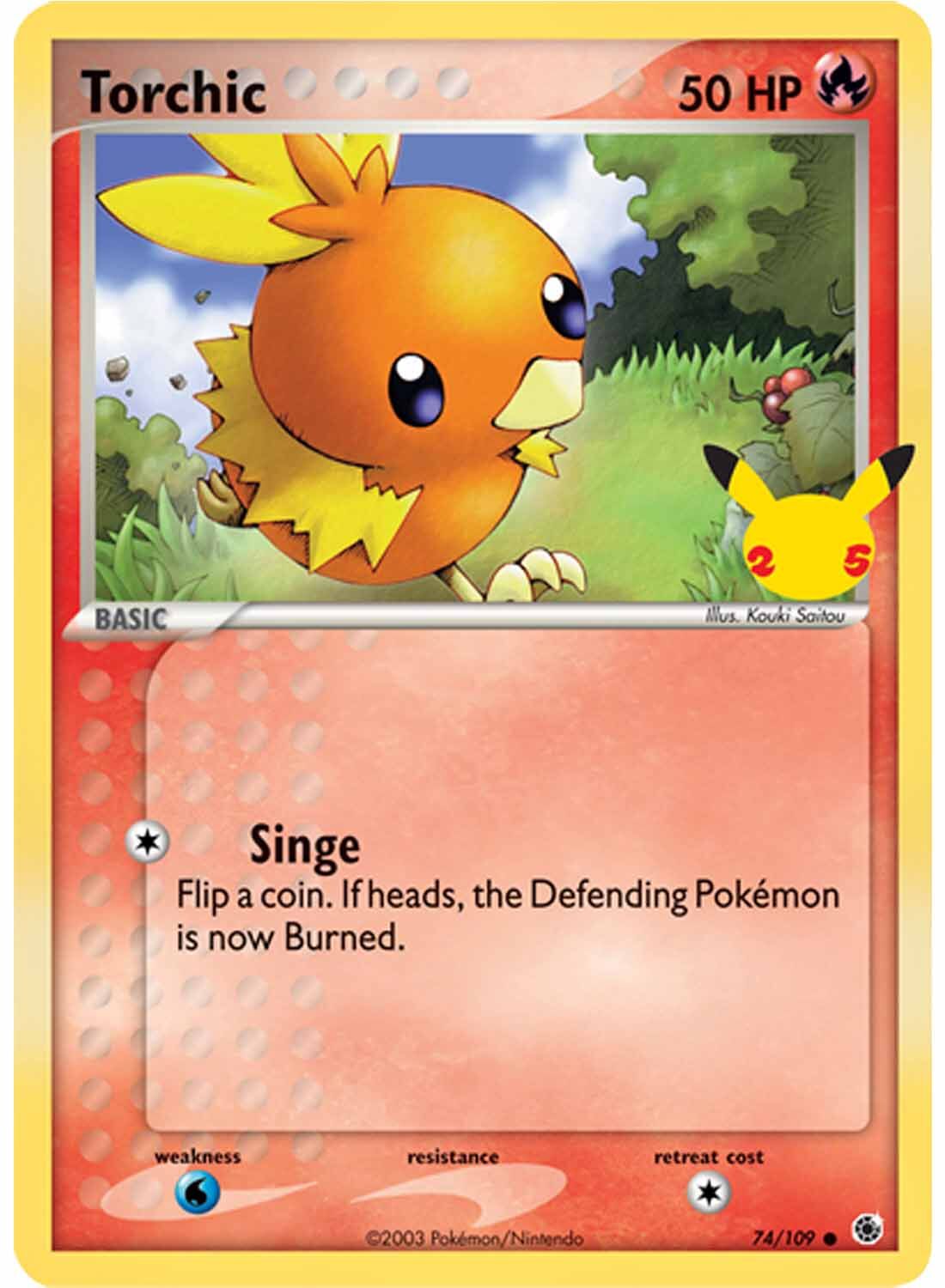 Pokémon 25th Anniversary Hoenn Starters 3 Pack Jumbo Promos - EN