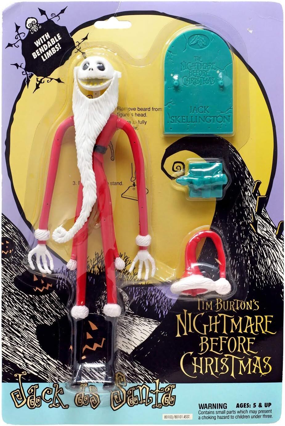 Nightmare Before Christmas Jack as Santa Action Figure Nightmare Before Christmas Jack as Santa Action Figure