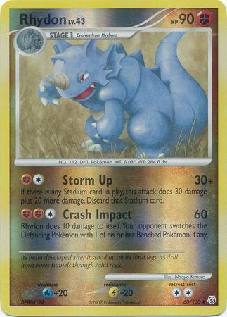 Rhydon - 60/130 - Reverse Holo - EN
