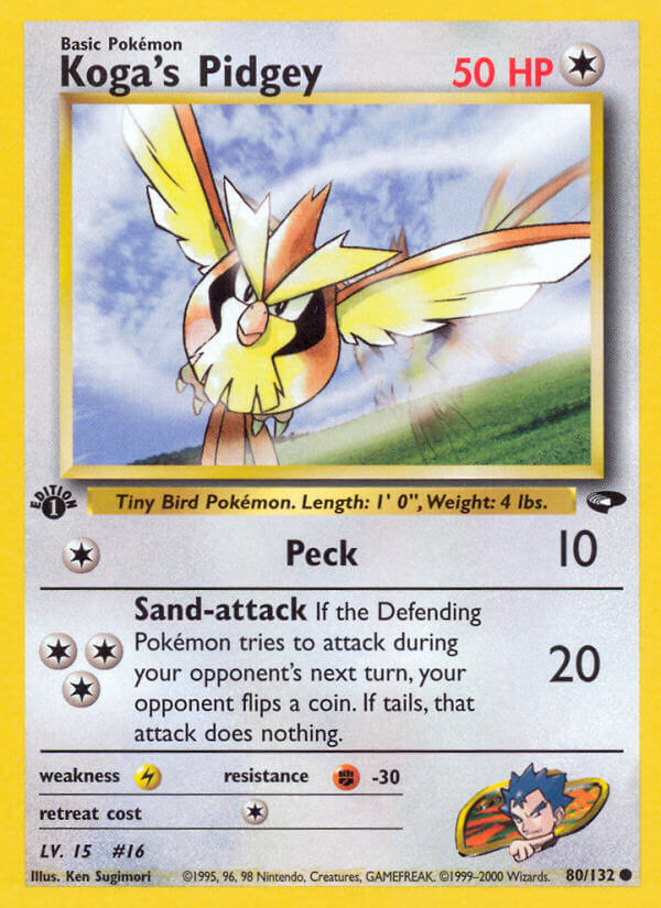 Koga’s Pidgey - 80/132 - EN
