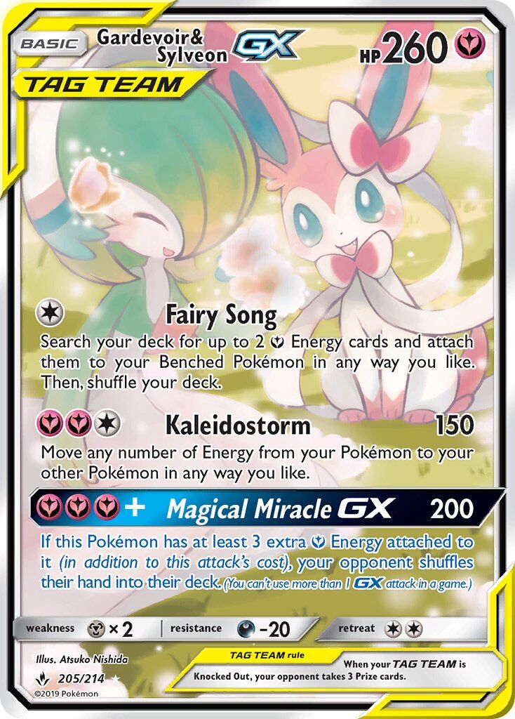 Gardevoir & Sylveon-GX - 205/214 - EN Gardevoir & Sylveon-GX - 205/214 - EN