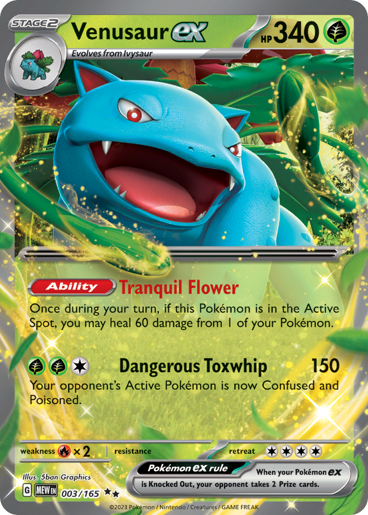 Venusaur ex - 003/207 - EN Venusaur ex - 003/207 - EN