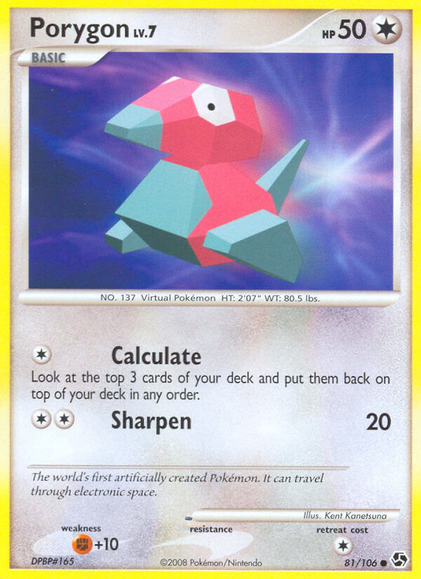 Porygon - 81/106 - Reverse Holo - EN