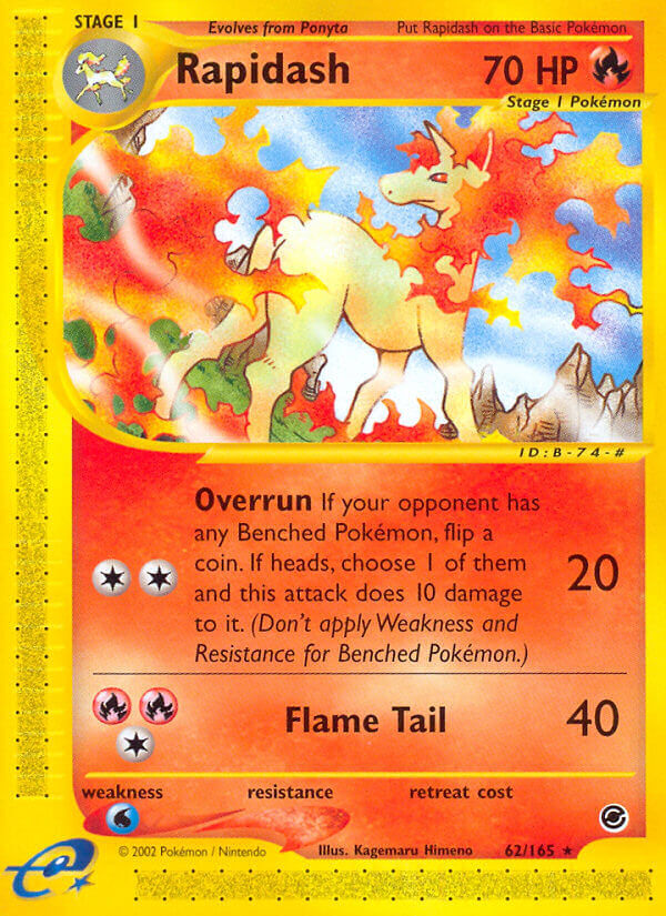 Rapidash - 62/165 - EN Rapidash - 62/165 - EN