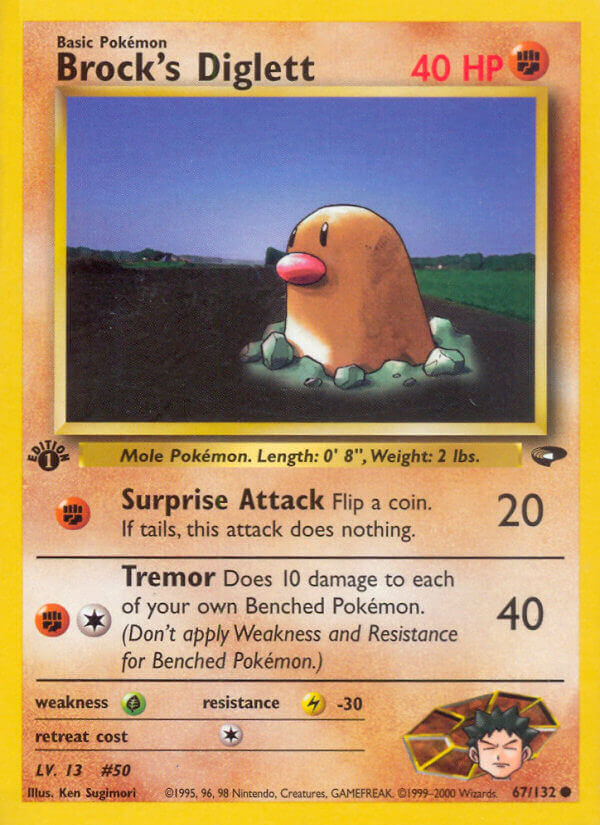 Brock’s Diglett - 67/132 - EN