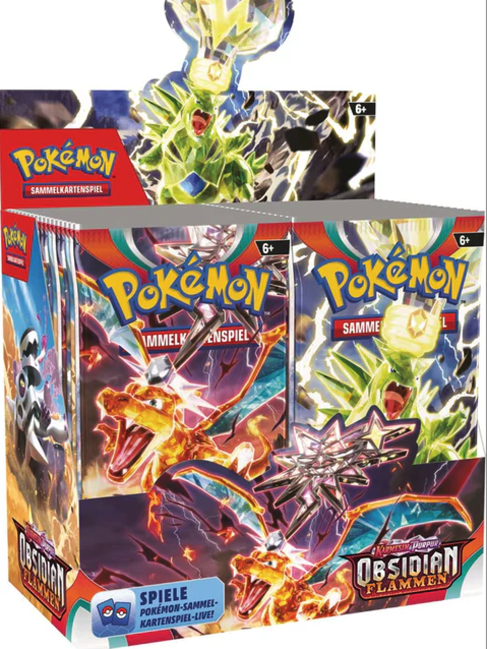 Pokémon TCG: Karmesin & Purpur - Obsidian Flammen Booster Display (36 Packs) - DE Pokémon TCG: Karmesin & Purpur - Obsidian Flammen Booster Display (36 Packs) - DE
