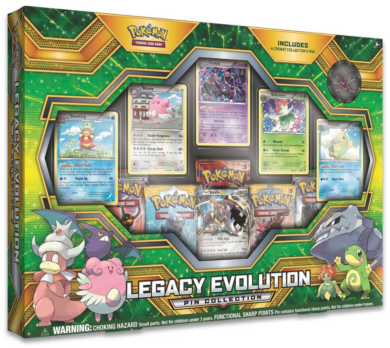 Pokémon Legacy Evolution Pin Collection Box