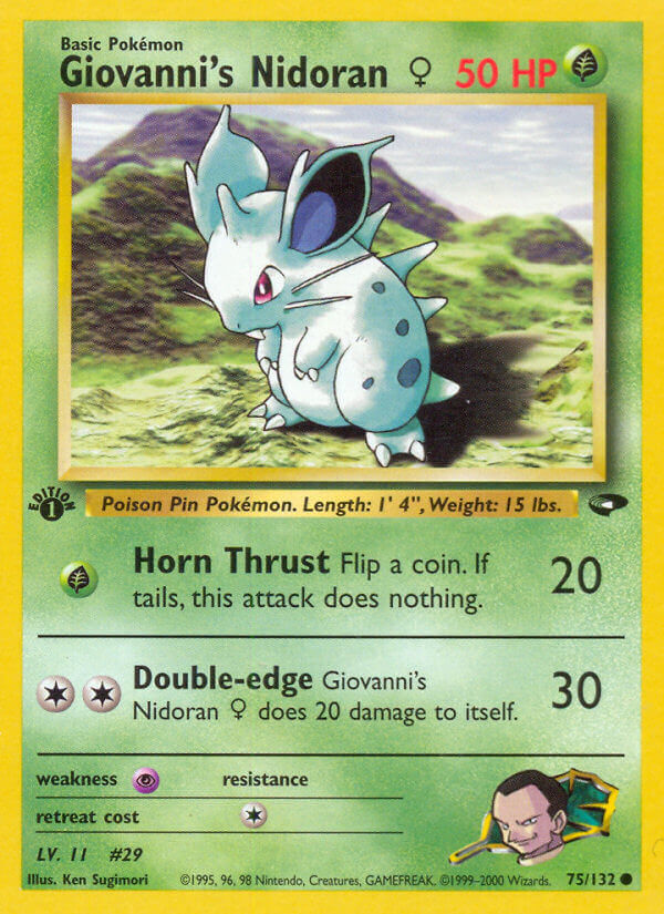 Giovanni’s Nidoran Female - 75/132 - EN