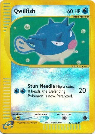 Qwilfish - 127/165 - Reverse Holo - EN