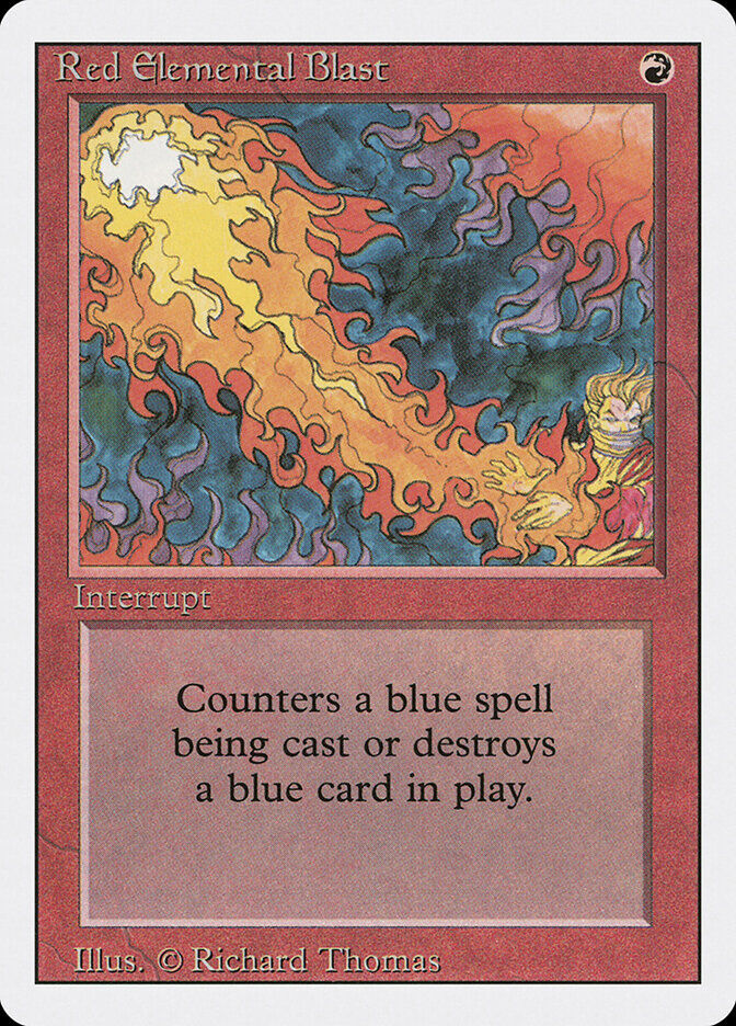 Red Elemental Blast - 3ED 171 - Normal - EN - NM