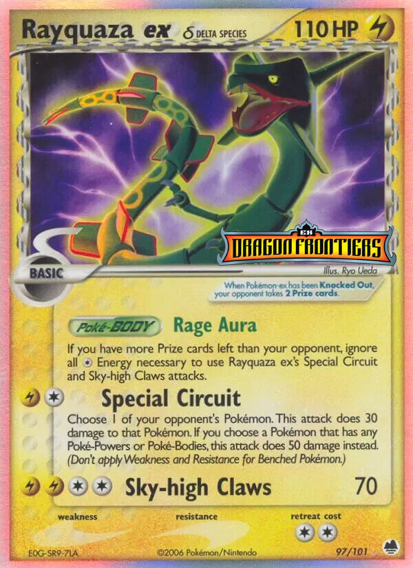 Rayquaza ex - 97/101 - Stamped Foil - EN Rayquaza ex - 97/101 - Stamped Foil - EN