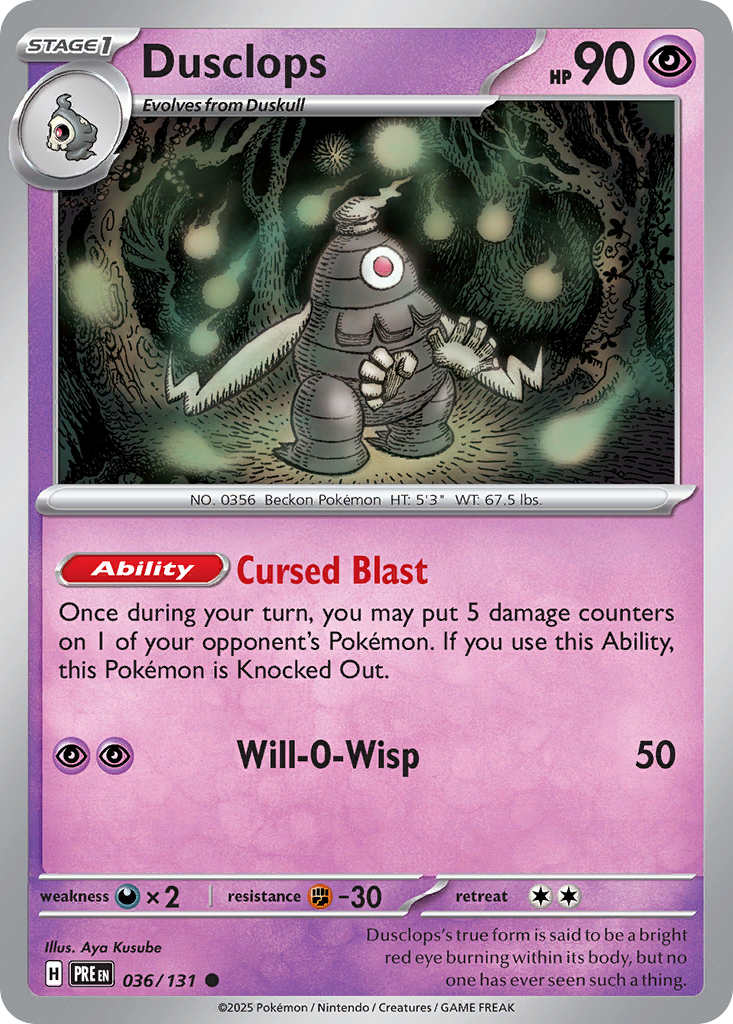 Dusclops - 036/131 - EN