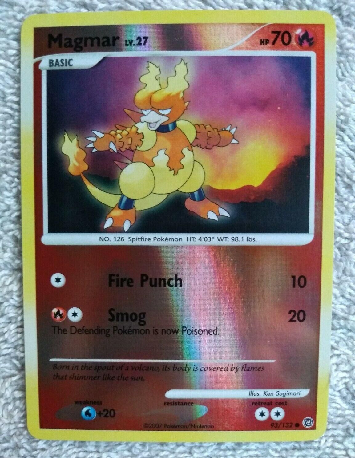 Magmar - 93/132 - Reverse Holo - EN