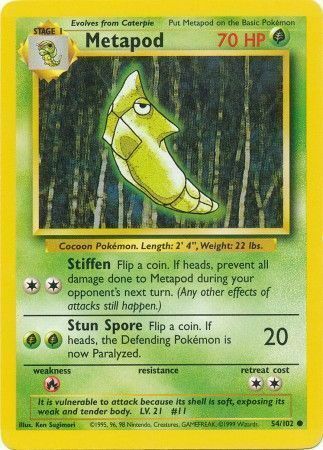 Metapod - 54/102 - Unlimited - EN Metapod - 54/102 - Unlimited - EN