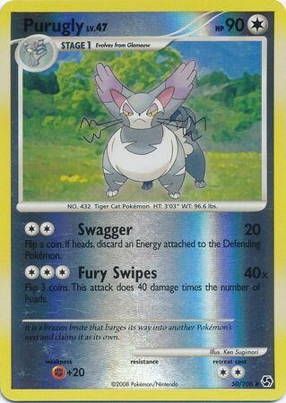 Purugly - 50/106 - Reverse Holo - EN Purugly - 50/106 - Reverse Holo - EN