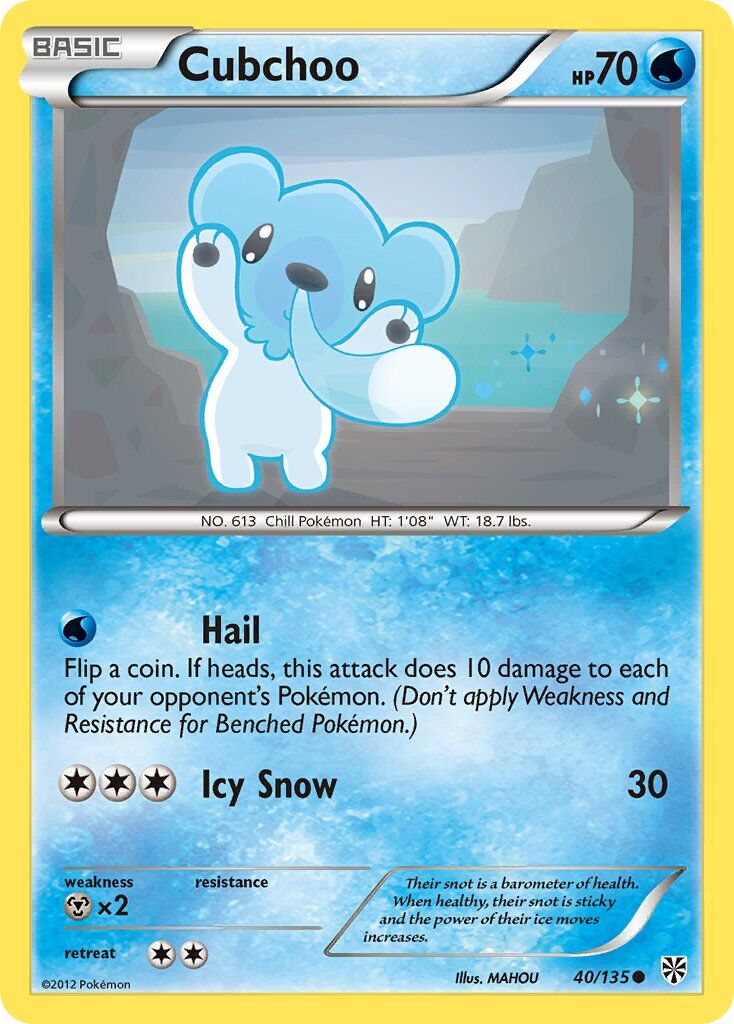 Cubchoo - 40/135 - EN Cubchoo - 40/135 - EN