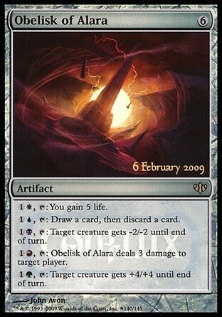 obelisk-of-alara-2009-release-promo-holo-mtg-near-mint-en Obelisk of Alara - 2009 Release Promo Holo - MTG - Near Mint - EN