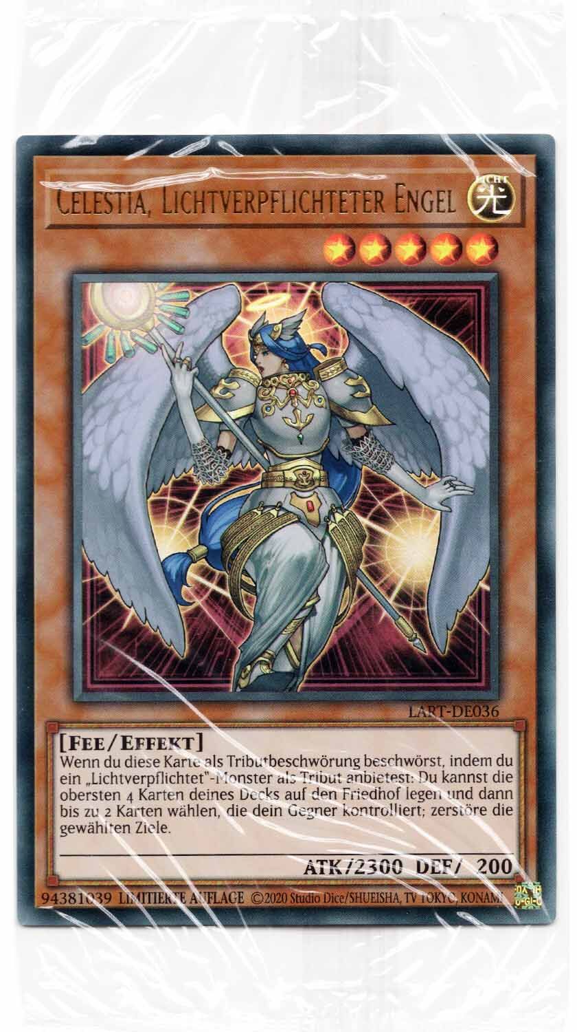 celestia-lichtverpflichteter-engel-lart-de036-ultra-rare-sealed-yu-gi-oh-1 Celestia, Lichtverpflichteter Engel - LART-DE036 - Ultra Rare - Sealed