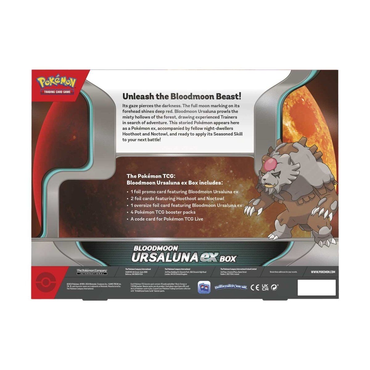 Pokémon Bloodmoon Ursaluna ex Box - EN
