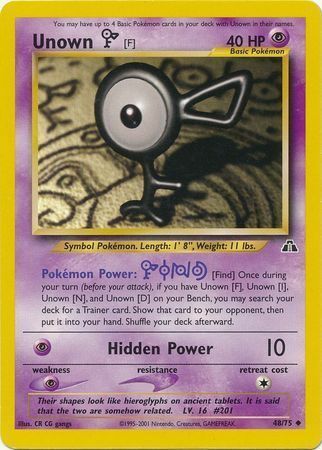 Unown F - 48/75 - Unlimited - EN