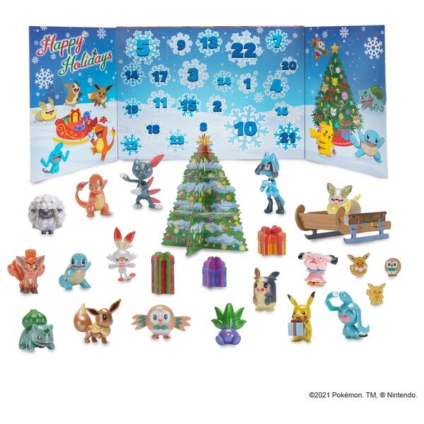 Pokémon Holiday Calendar Adventskalender 2021