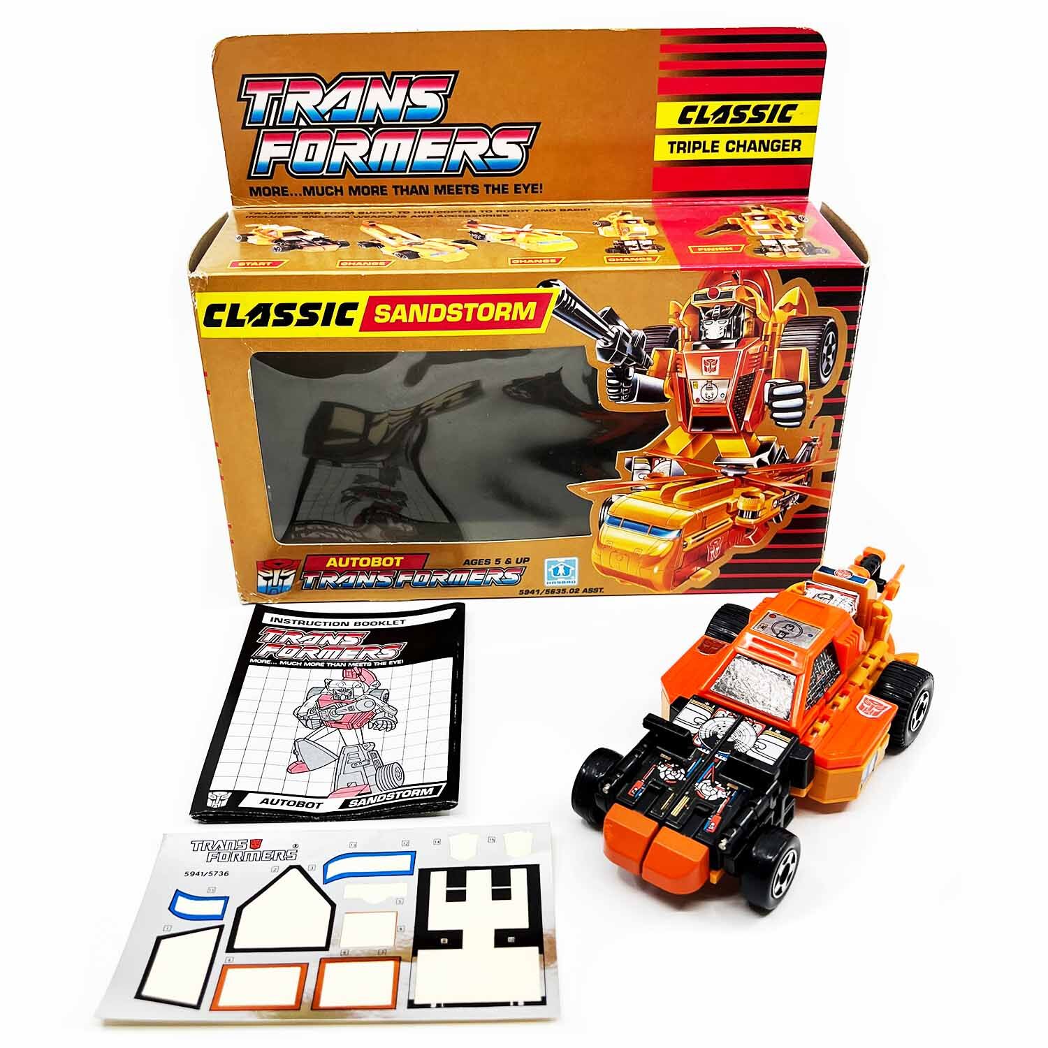 sandstorm-triple-changer-autobot-transformers-g1-1990-with-box-1 Sandstorm Triple Changer Autobot Transformers G1 1990 with Box