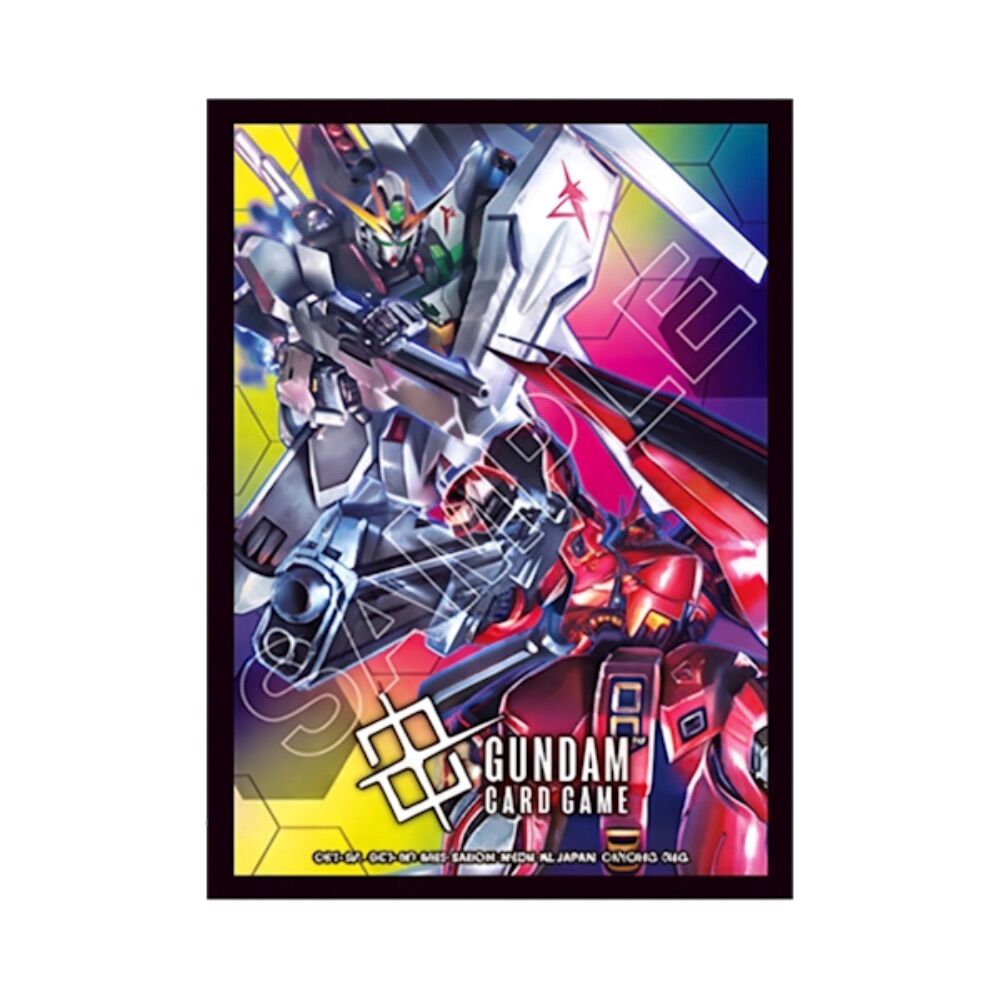 Gundam Card Game - Official Card Sleeves 02 (70) - GD05 Nu Gundam/Sazabi