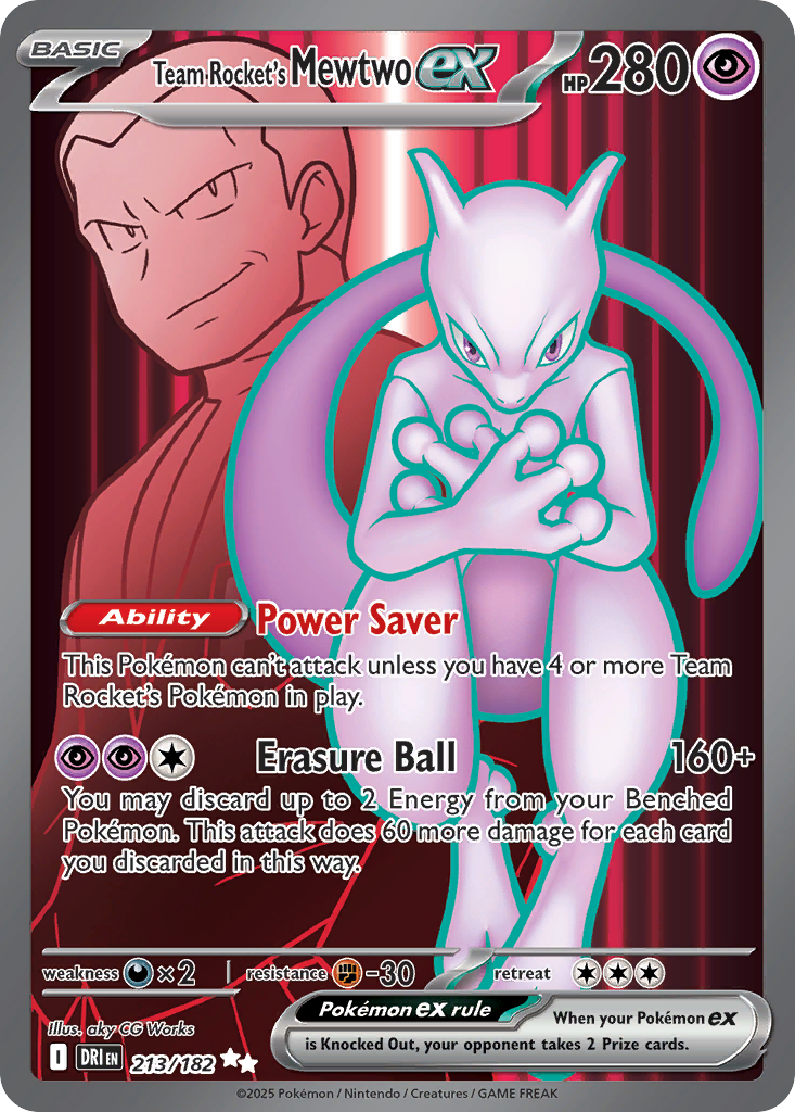 Team Rocket’s Mewtwo ex - 213/182 - EN Team Rocket’s Mewtwo ex - 213/182 - EN