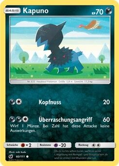Kapuno - Pokémon TCG