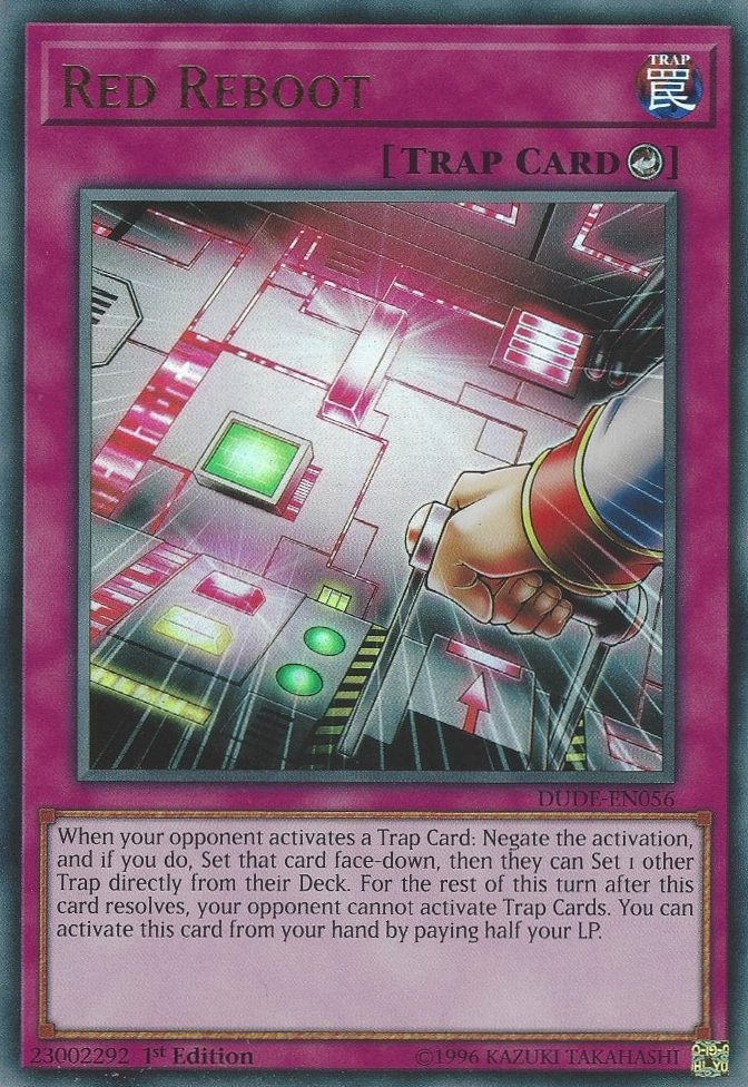 Roter Neustart - DUDE-056 - Ultra Rare - 1. Auflage Roter Neustart - DUDE-056 - Ultra Rare - 1. Auflage