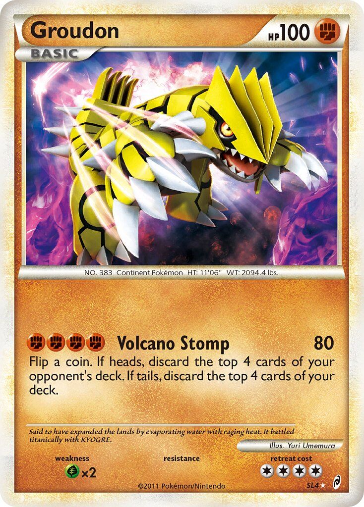 Groudon - SL4/95 - EN Groudon - SL4/95 - EN