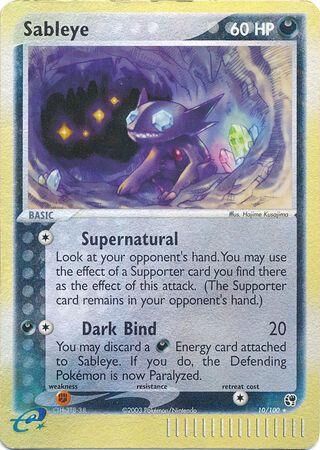 Sableye - 10/100 - Reverse Holo - EN Sableye - 10/100 - Reverse Holo - EN