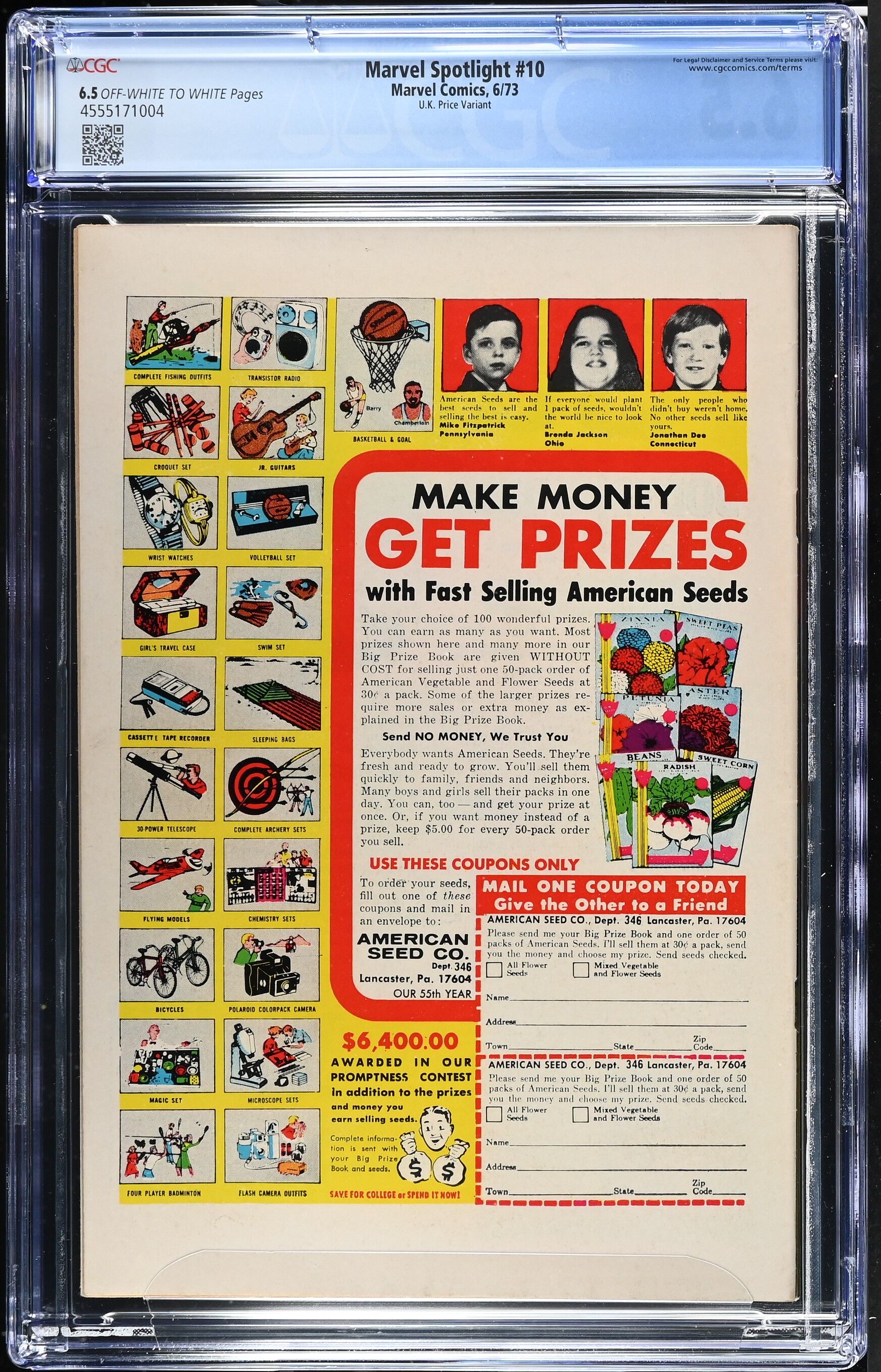 Marvel Spotlight #10 CGC 6.5
