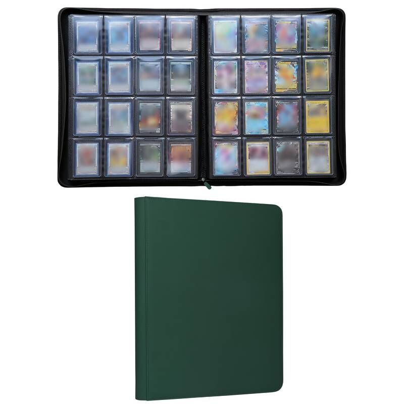 Mega Toploader Binder Order Grün (512 Cards)