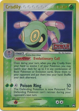Cradily - 7/108 - Reverse Holo - EN