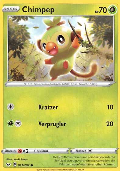 Chimpep 011/202 - Pokémon TCG