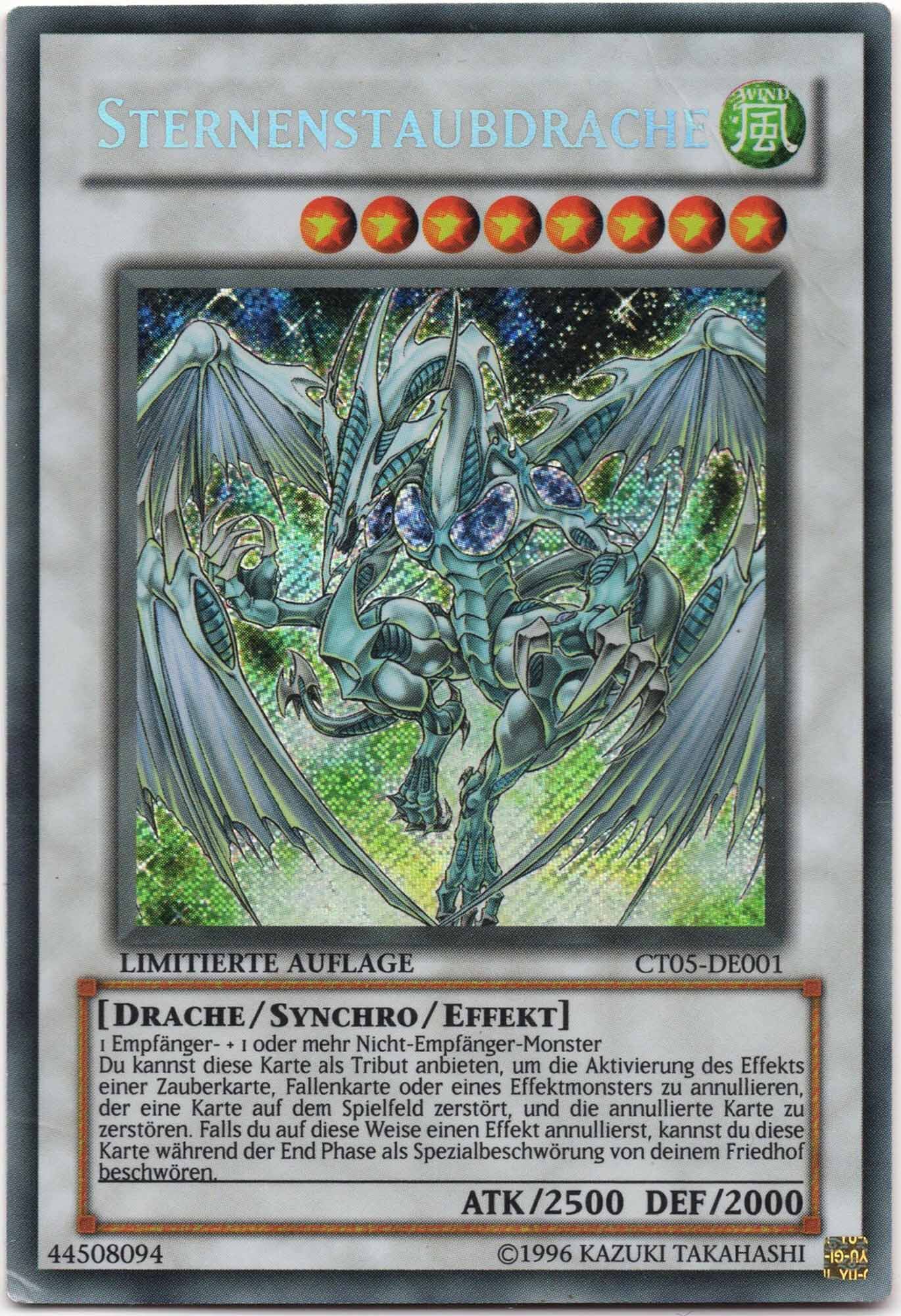 sternenstaubdrache-ct05-de001-secret-rare-limitierte-auflage-heavily-played Sternenstaubdrache - CT05-DE001 - Secret Rare - Limitierte Auflage (Heavily Played)