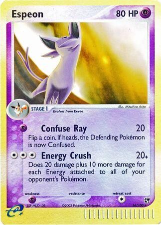 Espeon - 16/100 - Reverse Holo - EN Espeon - 16/100 - Reverse Holo - EN