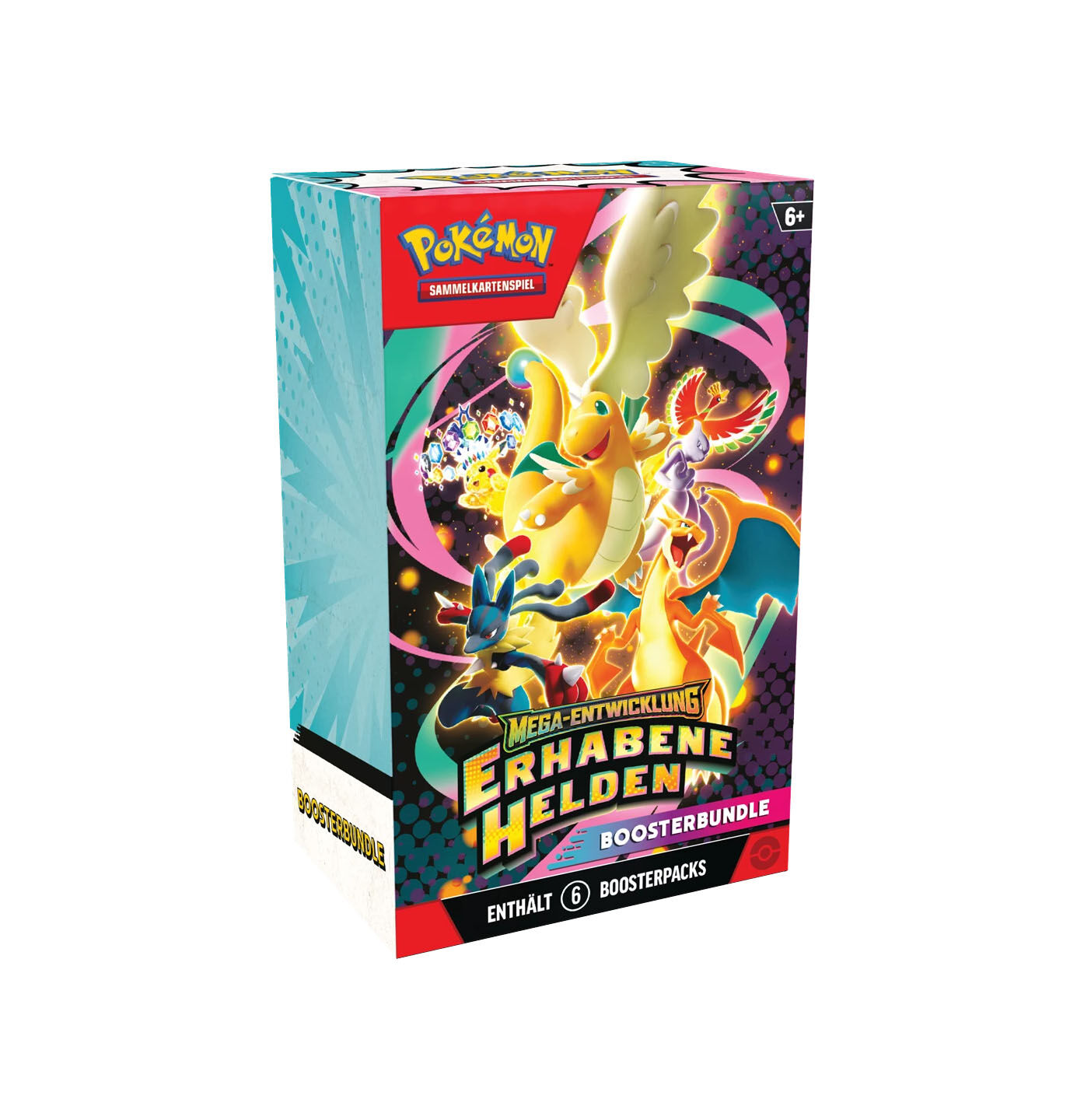 Pokémon TCG: Mega-Entwicklung - Erhabene Helden Booster Bundle (6) - DE Pokémon TCG: Mega-Entwicklung - Erhabene Helden Booster Bundle (6) - DE