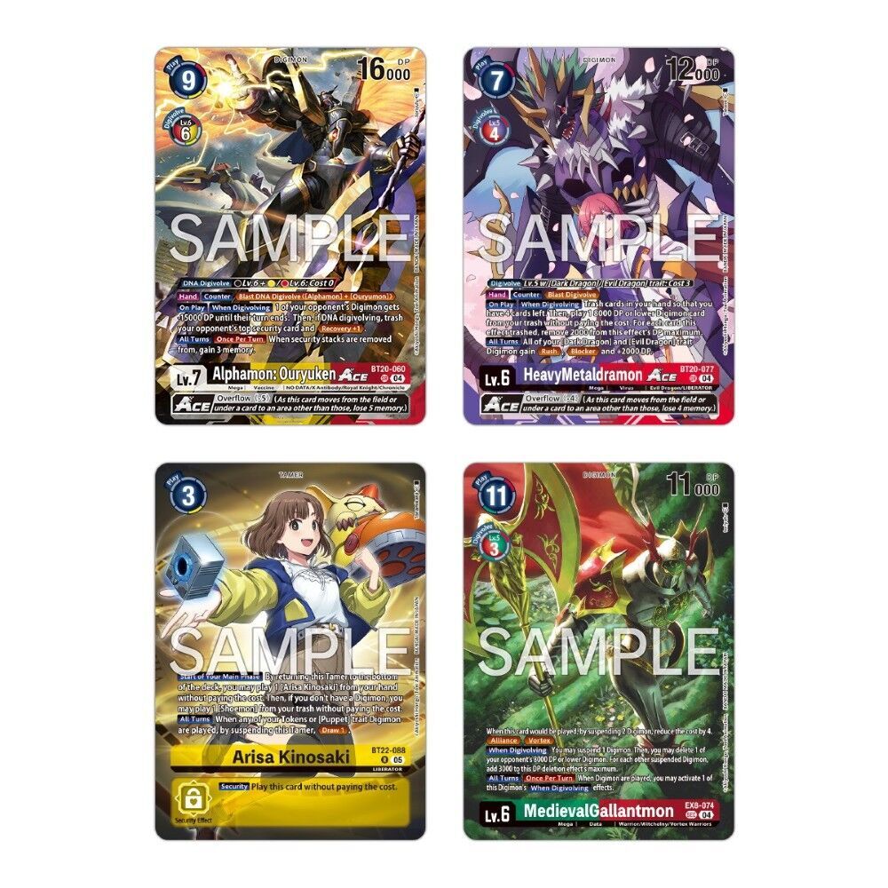 Limited Card Pack Final Crest LM-08 Booster Display (6 Packs) - Digimon Card Game - EN 