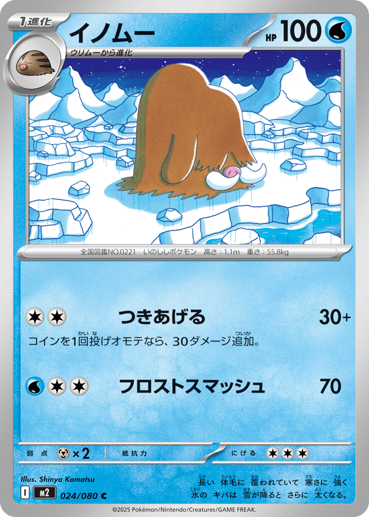 Piloswine - m2 024/080 - JP