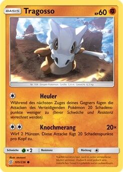 tragosso-pok-mon-tcg Tragosso 105/236 - Pokémon TCG