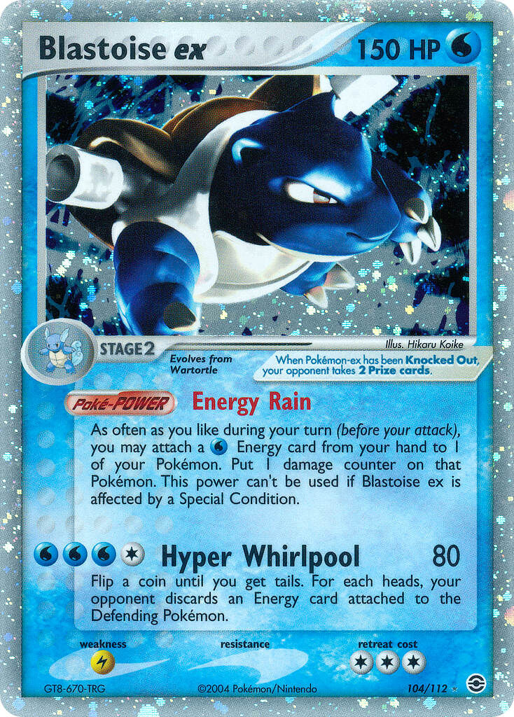Blastoise ex - 104/112 - EN Blastoise ex - 104/112 - EN
