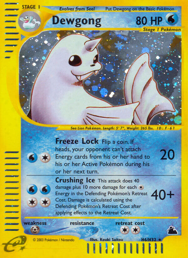 Dewgong - H6/H6 - EN