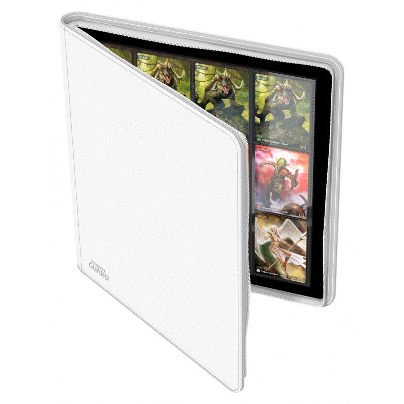 Ultimate Guard Ordner QuadRow ZipFolio 12-Pocket XenoSkin Weiss