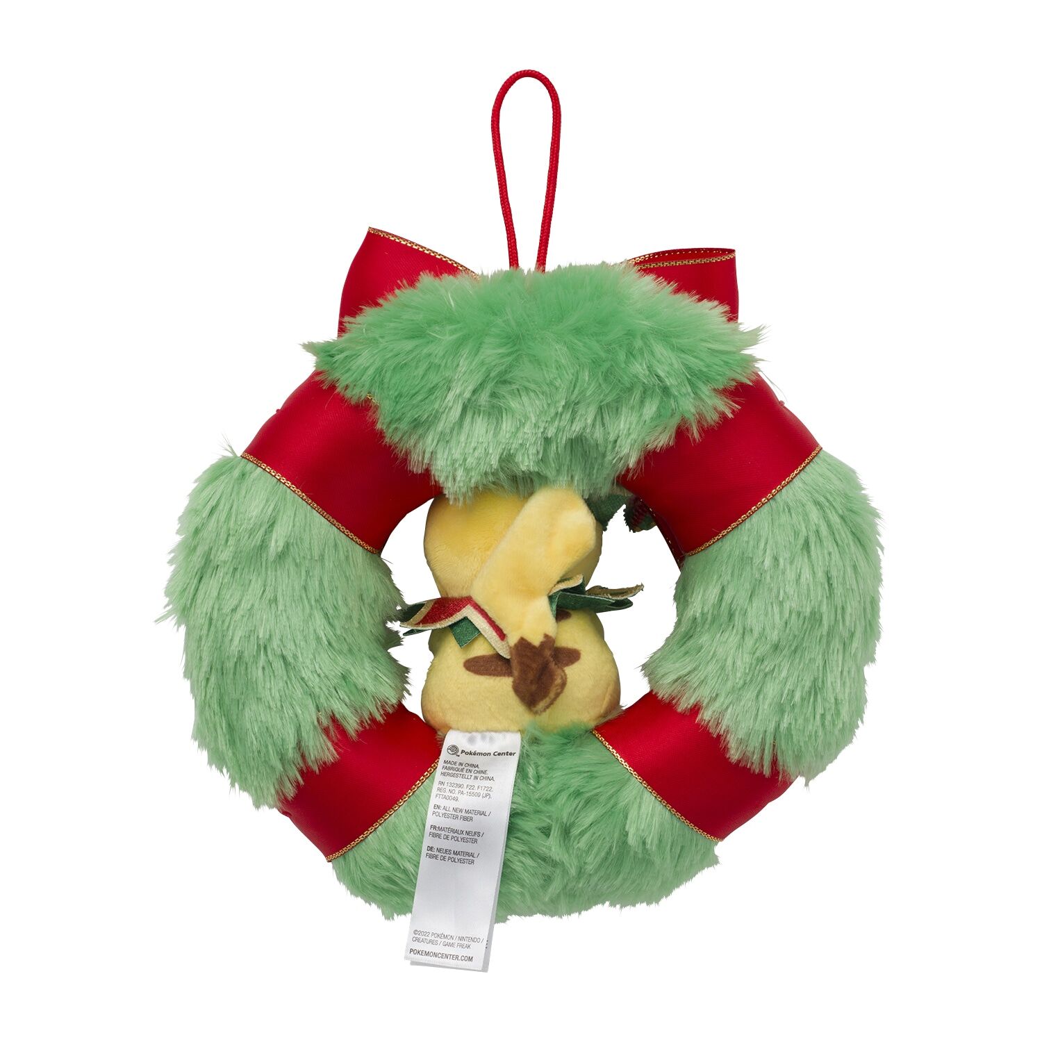 Pikachu Pokémon Holiday Workshop Wreath Plush - 17 cm